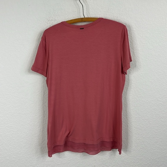 St John Sport Spring 2012 Mesh Panel Jersey Short Sleeve T Tee Shirt - Picture 5 of 9